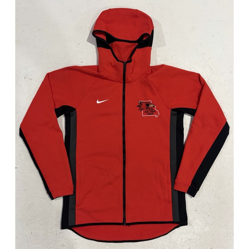 Nike Therma-Fit SEMO Redhawks Full Zip Hoodie Men's Small‎ Red FD1132 Basketball